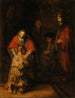 Le retour du fils prodigue - Rembrandt van Rijn — näkymä teoksesta