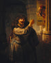Samson menace son beau-père - Rembrandt van Rijn — näkymä teoksesta