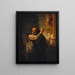Samson menace son beau-père - Rembrandt van Rijn — kehystetty taideteos seinällä