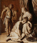 Samson et Dalila - Rembrandt van Rijn — näkymä teoksesta