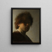 Autoportrait Rembrandt van Rijn - Rembrandt van Rijn — kehystetty taideteos seinällä