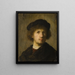 Autoportrait - Rembrandt van Rijn — kehystetty taideteos seinällä