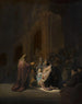 Siméonin ylistyslaulu - Rembrandt van Rijn — näkymä teoksesta