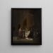 Siméonin ylistyslaulu - Rembrandt van Rijn — kehystetty taideteos seinällä