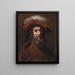 Esquisse pour Le Chevalier au faucon dit Le Croisé - Rembrandt van Rijn — kehystetty taideteos seinällä