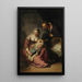 Pyhä perhe - Rembrandt van Rijn — kehystetty taideteos seinällä