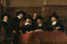 Amsterdamin kangaskutojen kiltaedustajien hallitus - Rembrandt van Rijn — näkymä teoksesta