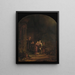 La Visitation - Rembrandt van Rijn — kehystetty taideteos seinällä