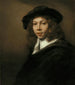 Nuori mies mustapekka - Rembrandt van Rijn — näkymä teoksesta
