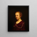 Nuori nainen kultaketjulla - Rembrandt van Rijn — kehystetty taideteos seinällä