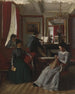 Salon de famille - René François Xavier Prinet — näkymä teoksesta