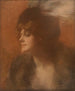 Portrait de femme à l’aigrette - Ren Joseph Gilbert — näkymä teoksesta