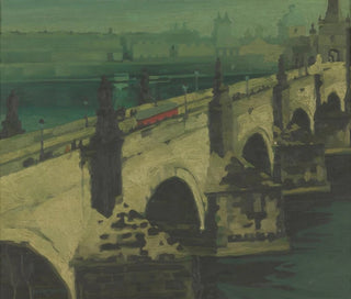 Pont Charles à Praha - René Leclercq — näkymä teoksesta