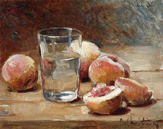 Ren Louis Chretien - Nature morte aux pches.webp