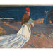 Maalauksen jäljennös Rentrant la voile, plage de Valence - Joaquín Sorolla