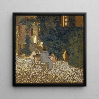 Ateria puutarhassa - Édouard Vuillard