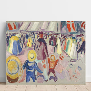 Reproduction 17 Mai Dans Une Petite Ville Norvégienne - Edvard Munch
