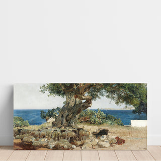 Reproduction Algarrobo Le caroubier - Joaquín Sorolla