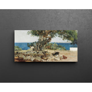 Reproduction Algarrobo Le caroubier - Joaquín Sorolla