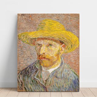 Reproduction Autoportrait au chapeau de paille - Vincent van Gogh