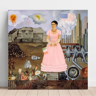 Reproduction Autoportrait sur la frontière entre le Mexique et les États-Unis de Frida Kahlo