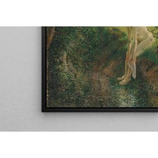 Reproduction Baigneuse dans les bois - Camille Pissarro