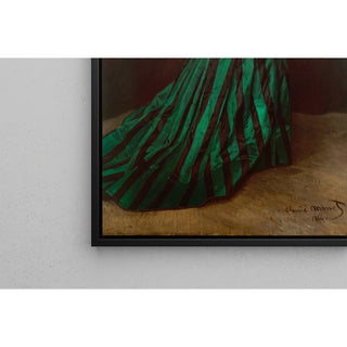 Reproduction Camille La Femme à la robe verte - Claude Monet