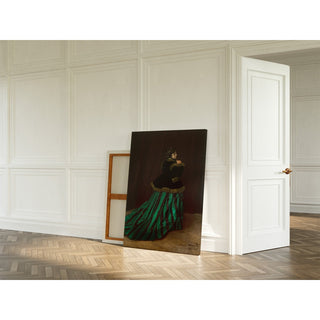 Reproduction Camille La Femme à la robe verte - Claude Monet