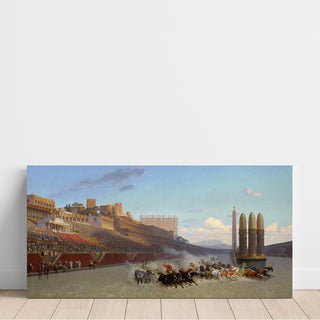 Reproduction Course de chariots - Jean-Léon Gérôme
