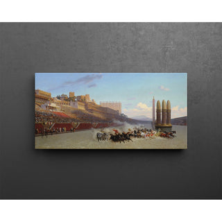 Reproduction Course de chariots - Jean-Léon Gérôme