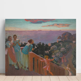 Reproduction Crépuscule Aux Hortensias - Maurice Denis
