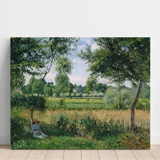 Reproduction Effet de lumière du matin, Eragny - Camille Pissarro