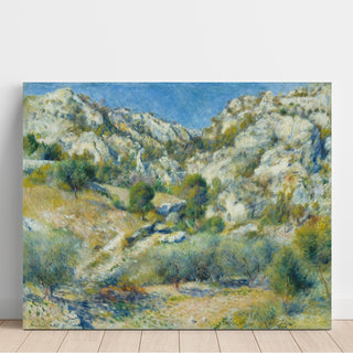 Reproduction Falaises rocheuses à L'Estaque - Pierre-Auguste Renoir