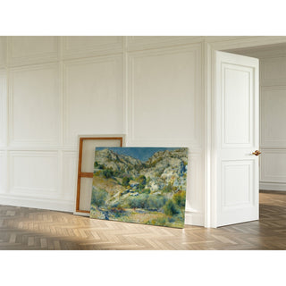Reproduction Falaises rocheuses à L'Estaque - Pierre-Auguste Renoir