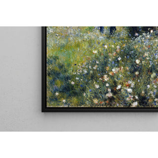 Reproduction Femme avec un parasol dans un jardin - Pierre-Auguste Renoir
