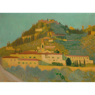 Reproduction Fiésole - Maurice Denis