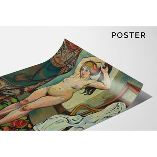 Reproduction Gilbert Nue Se Coiffant - Suzanne Valadon