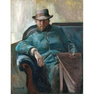 Reproduction Hans Jæger - Edvard Munch