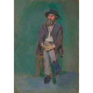 Reproduction Homme Assis - Henri Matisse