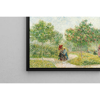 Reproduction Jardin avec Couples d'amoureux - Place Saint-Pierre