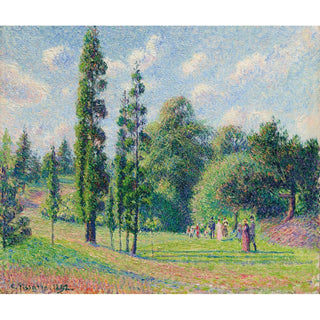 Reproduction Jardin de Kew, Londres, Près d'un Étang - Camille Pissarro
