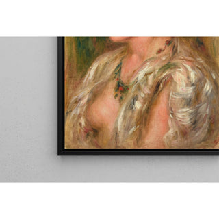 Reproduction Jeune femme à la rose - Pierre-Auguste Renoir
