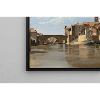 Reproduction L'Île et le pont San Bartolomeo, Rome - Jean-Baptiste-Camille Corot