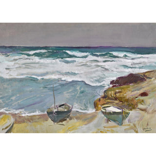 Reproduction La Caleta, Málaga - Joaquín Sorolla