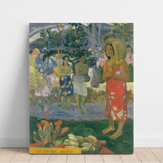 Reproduction La Orana Maria Je vous salue Marie - Paul Gauguin