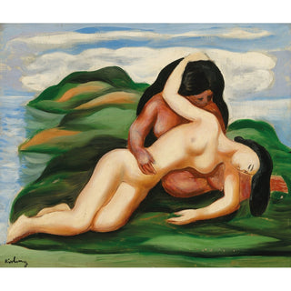 Reproduction La naufragée - Moïse Kisling