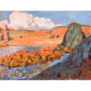 Reproduction La plage rouge - Maurice Denis