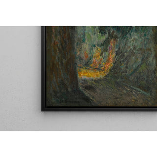 Reproduction La rue au Clair de Lune, Villefranche-sur-mer - Henri Le Sidaner