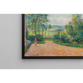 Reproduction Le Jardin d'Octave Mirbeau, la Terrasse, Les Damps - Camille Pissarro