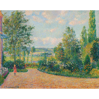 Reproduction Le Jardin d'Octave Mirbeau, la Terrasse, Les Damps - Camille Pissarro